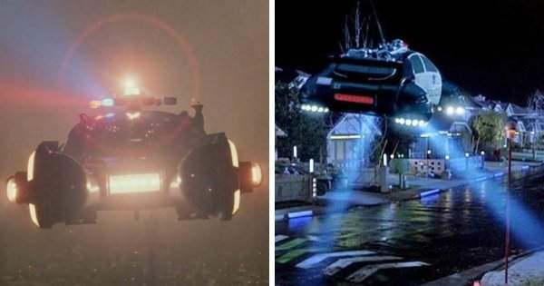 Летающие автомобили из «Бегущего по лезвию» появлялись в фильме «Назад в будущее 2»