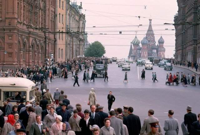 Центр Москвы. 1961 год.