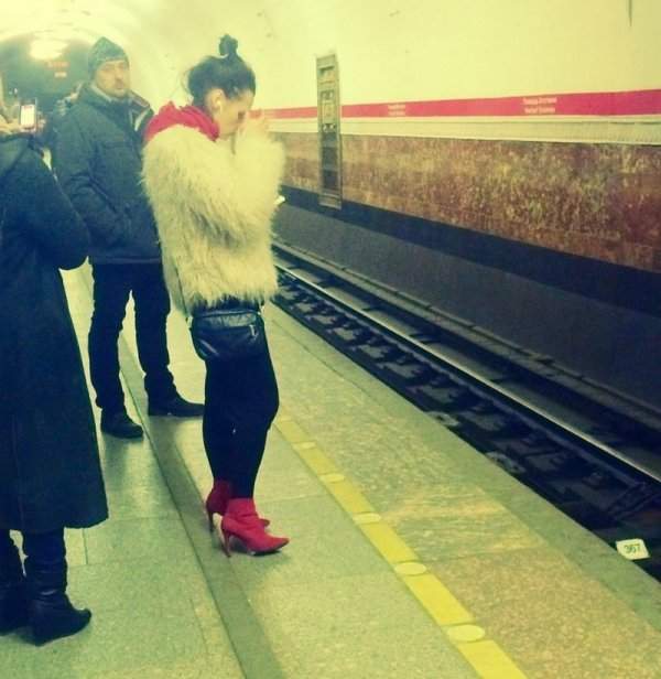Модники и чудаки в метро