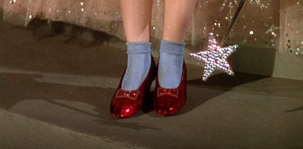 Волшебные туфельки из фильма «Волшебник страны Оз» (1939)