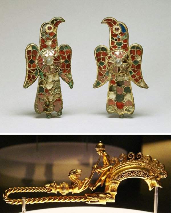 Фибулы: VI в. и III–II вв. до н. э. Эти металлические застежки-броши для одежды существовали 5 тысяч лет, пока не изобрели пуговицы