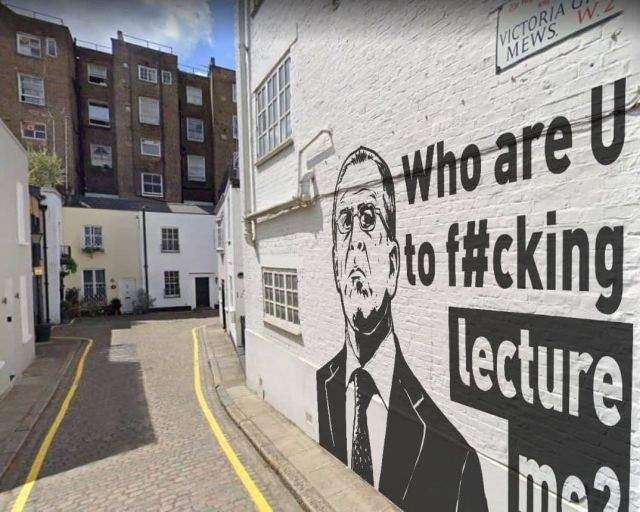 Граффити в Лондоне с Сергеем Лавровым