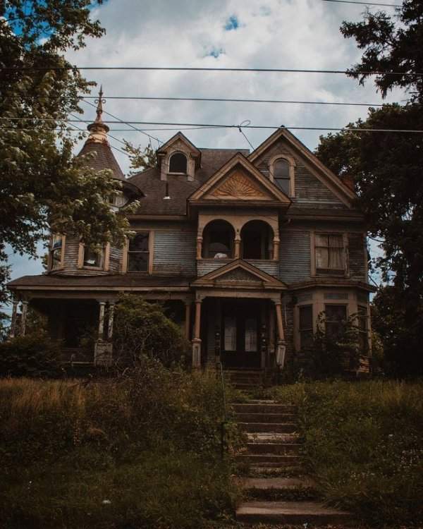 Викторианский дом в Мэнсфилде, штат Огайо