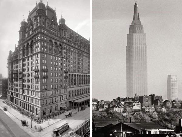Отель Уолдорф-Астория в Нью-Йорке был снесён для строительства небоскрёба Эмпайр-стейт-билдинг