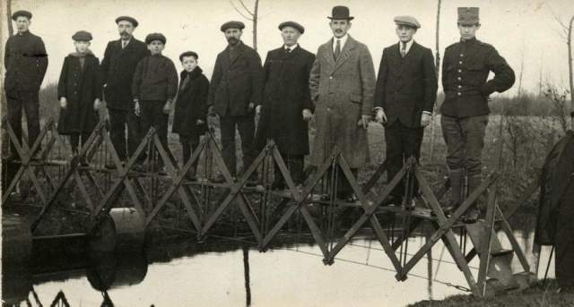 Складной аварийный мост, Нидерланды, 1926 год