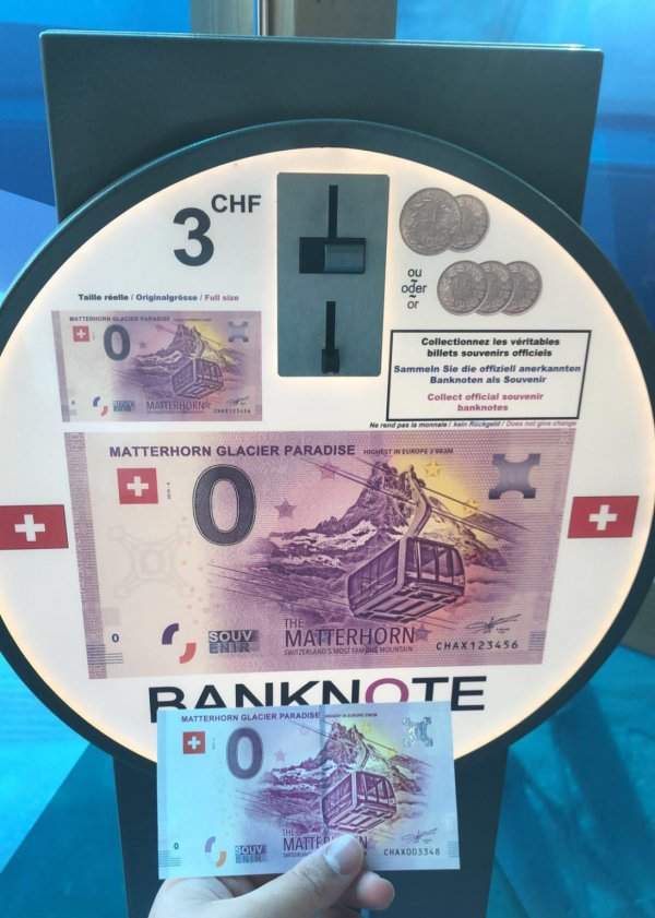 Банкнота в 0 евро