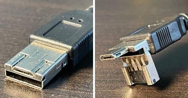 Этот разъём USB может переключаться между типом A и micro B