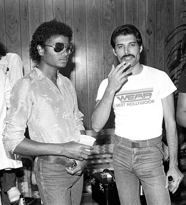 Майкл Джексон и Фредди Меркьюри, 1983 год