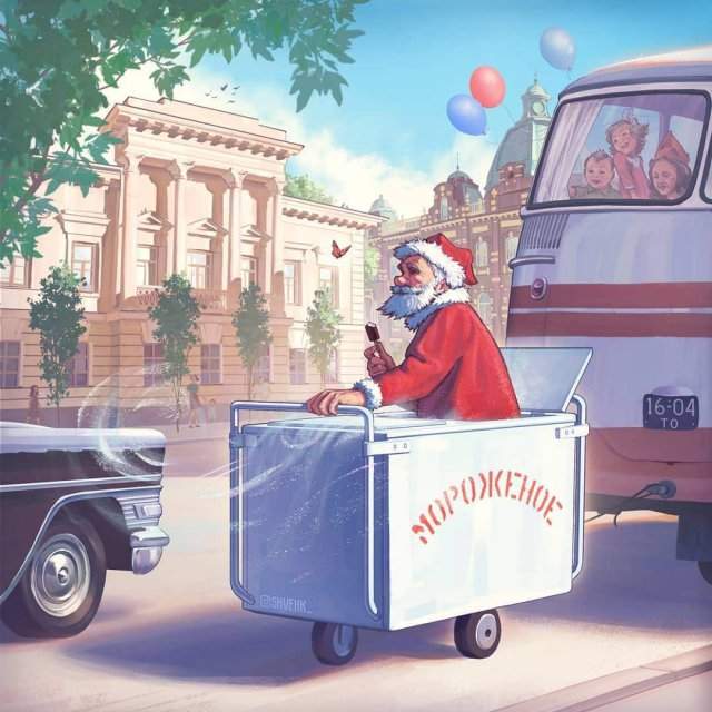 Дед Мороз из мультфильма «Дед Мороз и лето»