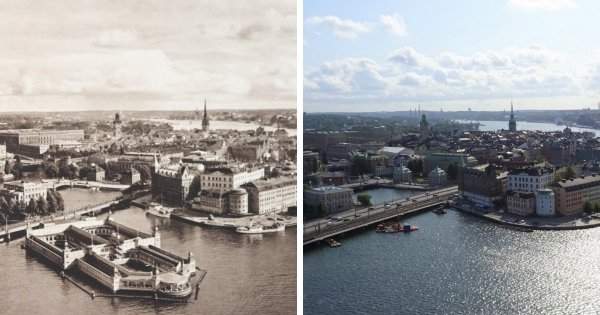 Стокгольм, Швеция — 1931 и 2019 годы