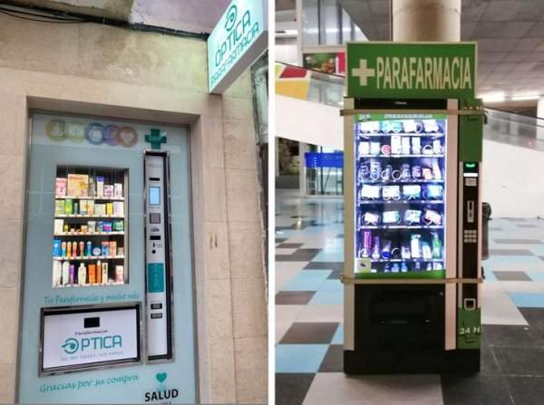 Повсюду установлены круглосуточные аптечные торговые автоматы, которыми можно воспользоваться и в ночное время