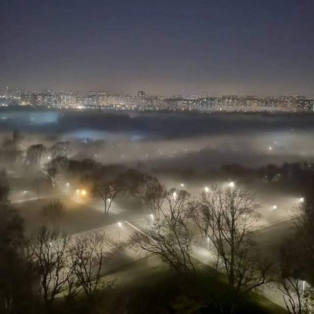 Это не Silent Hill, это Москва: густой туман окутал столицу