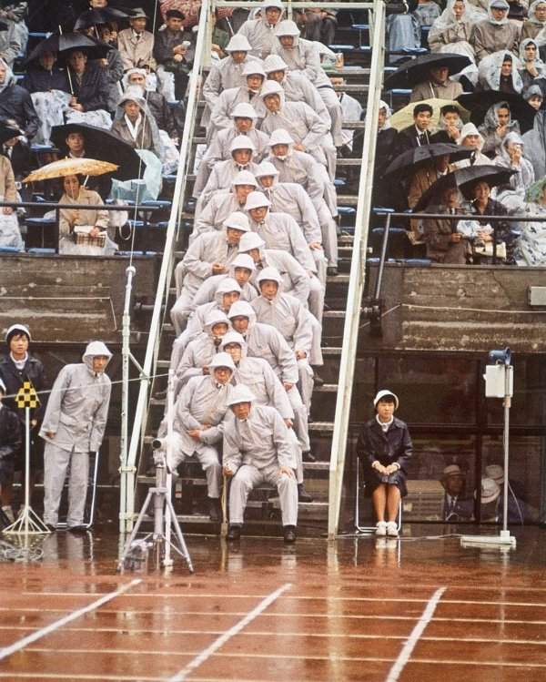 Судьи-замерщики на летних Олимпийских играх в Токио, 1964 год