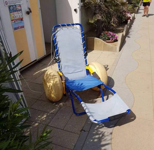 «В городе Лидо ди Езоло, где я останавливался, были специальные пляжные коляски для людей с ограниченными физическими возможностями»
