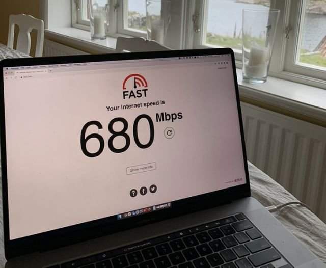 Как вам скорость интернета в Швеции?