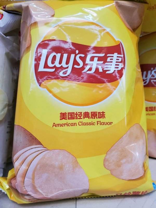 Китайские чипсы Lays с американским вкусом