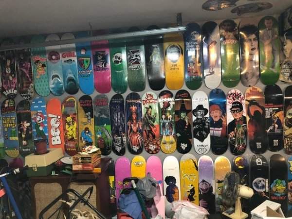 Моя коллекция скейтбордов всё растёт