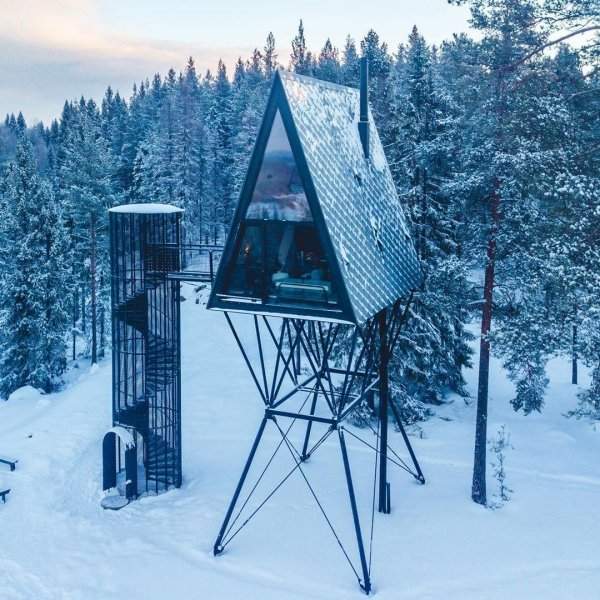 Уютный домик для зимних каникул в Норвегии