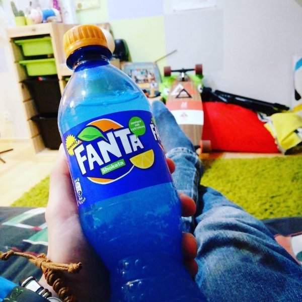 Fanta со вкусом бузины