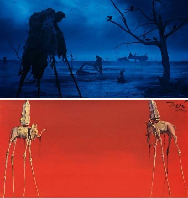 «Безумный Макс: Дорога ярости», Джордж Миллер, 2015 — «Слоны», Сальвадор Дали, 1948