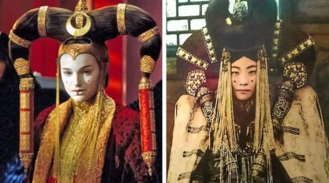 Создатели костюма королевы Амидалы из «Звездных войн» вдохновлялись нарядом монгольской королевы Гэнэнпил