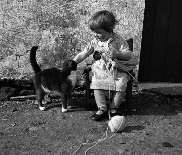 Девочка с котом, 1939 год