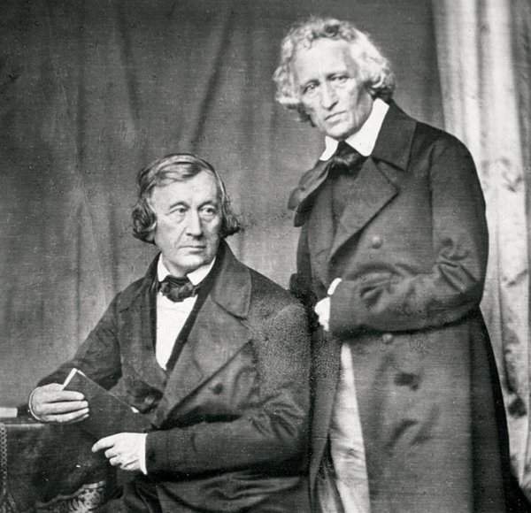 Великие сказочники братья Вильгельм и Якоб Гримм в 1847 году