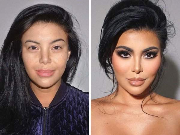 Красота - это страшная сила: девушки до и после макияжа