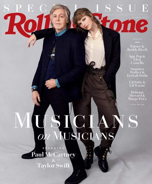 С Тейлор Свифт на обложке журнала Rolling Stone, 2020 год