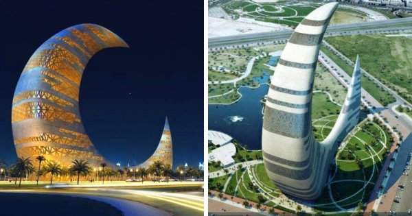 Бонус: проект небоскрёба-полумесяца, Дубаи