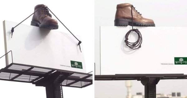 Креативная реклама обуви