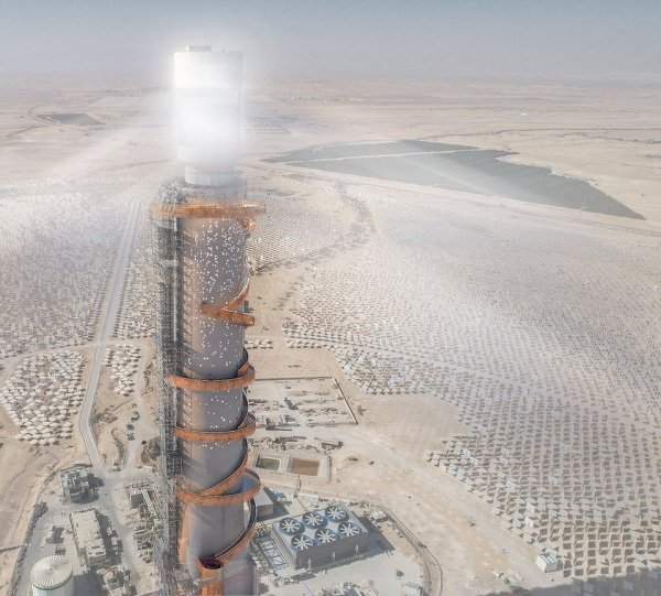 Башня для выработки солнечной энергии, Израиль