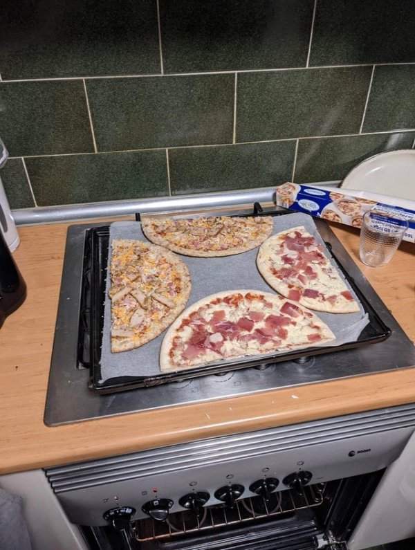 Как разместить пиццу в маленькой духовке