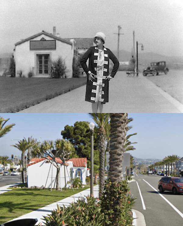 Город Дана-Пойнт, Калифорния, 1928 и 2022 год