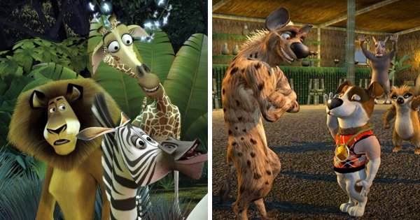 Мультфильм «Мадагаскар» и мультфильм «Жизнь в Джунглях: особо опасные в Африке»