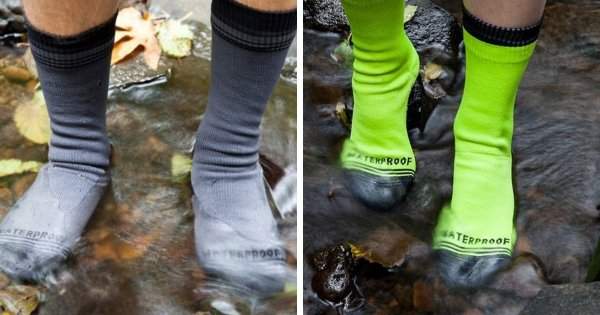 А если дождевики не для вас, то имеет смысл обратить внимание на непромокаемые носки