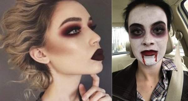 Профессиональный макияж на Хэллоуин: как хотелось и как получилось