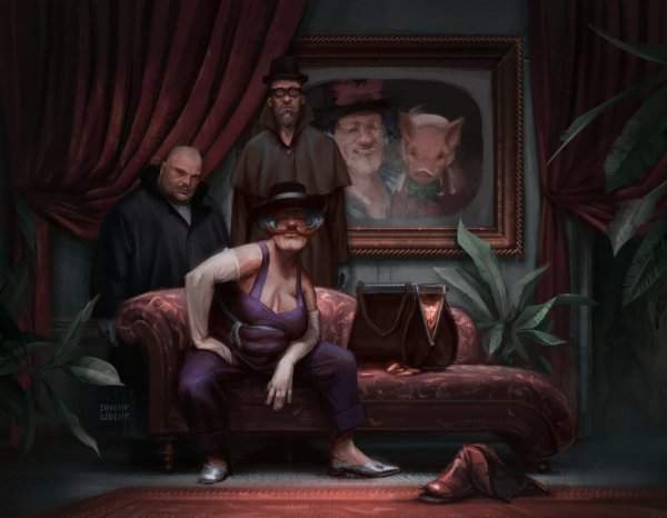 Беладонна и её банда из мультика «Приключения поросёнка Фунтика»
