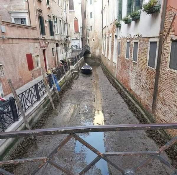 Так может выглядеть Венеция во время отлива