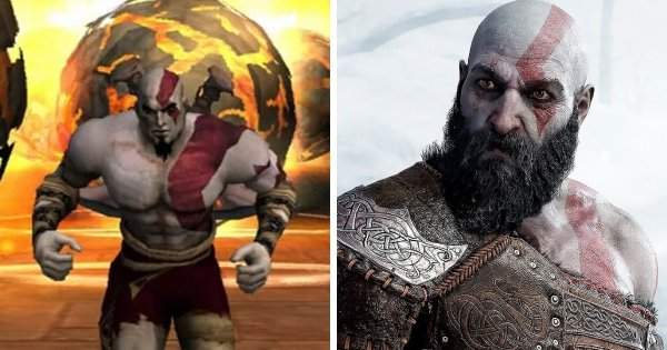 God of War (2005) и God of War: Ragnarök (2020)