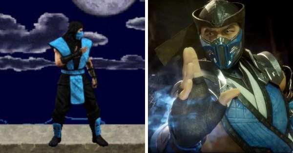 Mortal kombat (1992) и Mortal kombat 11 (2019)