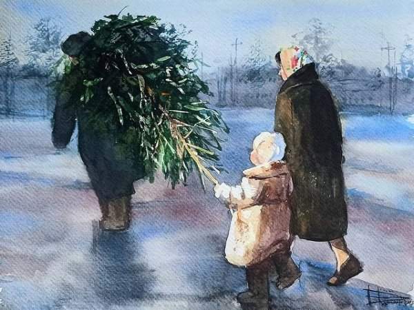 Трогательные и ностальгические картины о детстве от художницы из Москвы
