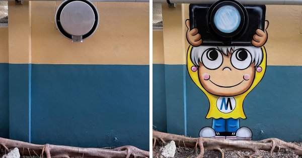 Крутые граффити, которые превращают унылые уголки города в красочные арт-объекты