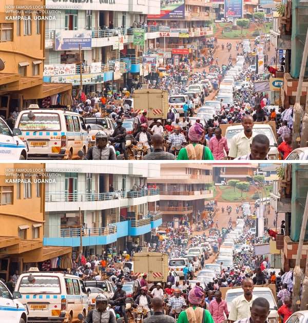 Улица в Кампале, столице Уганды