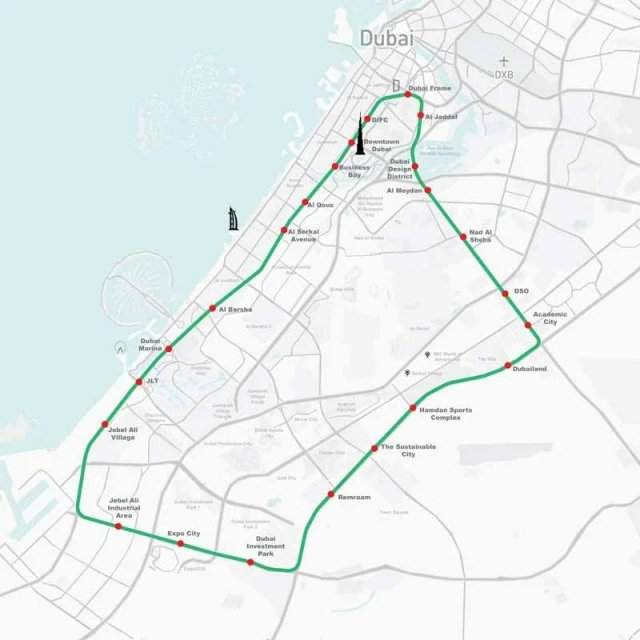 Проект крытой улицы в Дубае протяженностью 93 километра