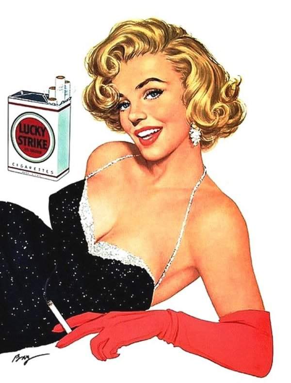 Мэрилин Монро и реклама сигарет