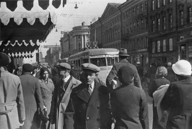 Невский проспект в Ленинграде, 1937 год