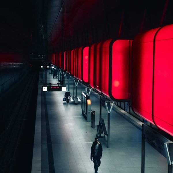 Станция метро в Гамбурге, Германия
