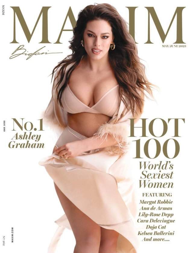 Американский MAXIM назвал самой горячей женщиной планеты модель plus-size Эшли Грэм