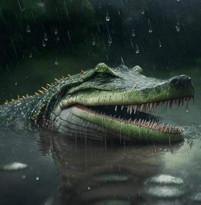 Крокодилы и вправду плачут